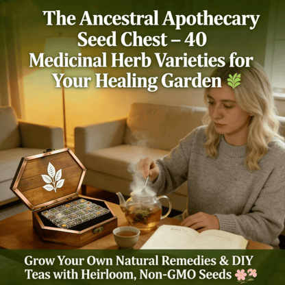 🌿The Ancestral Apothecary Seed Chest: 40 Varieties of Medicinal Herb Seeds 🌱