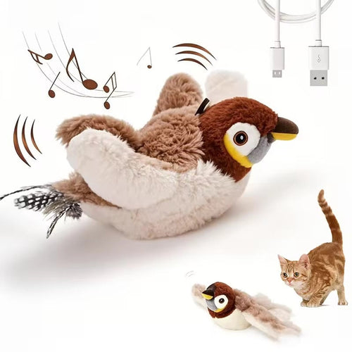 🎅Top Christmas Gift 2025 🎉Flapping Bird Cat Toy😻Cat's New Playmate