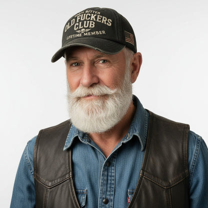 🔥Last Day 48% OFF -🦅Vintage Distressed "Old Club" Lifetime Member Cap