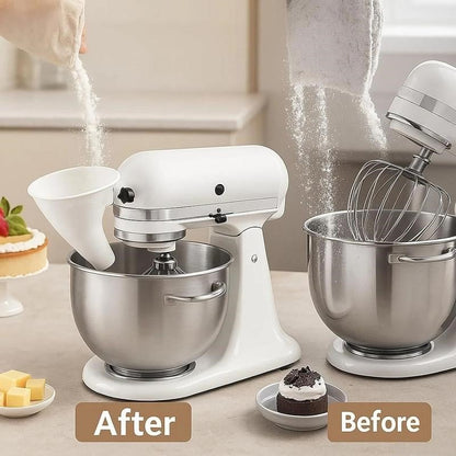 🔥LAST DAY 50% OFF - ✨ Flour Funnel for Kitchen Aid Stand Mixer
