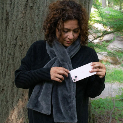 🔥NEW YEAR SALE 🧣Faux Fur Scarf With Hidden Zipper Pocket