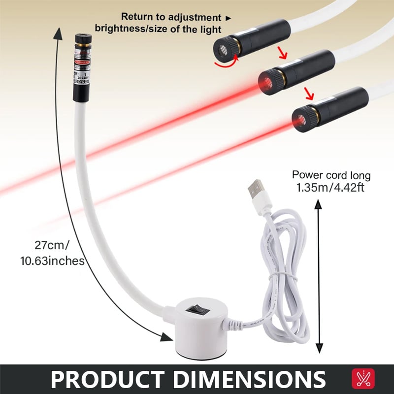 🔥Last Day 50% Sale - Magnetic Positioning Quilting Laser Light for Sewing Machine