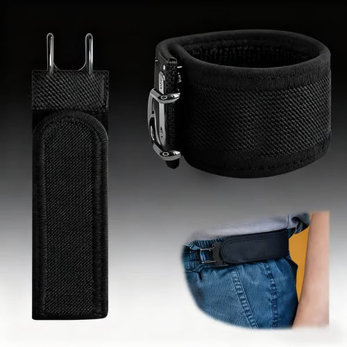 2Pcs Metal Hook Tactical Elastic Belt
