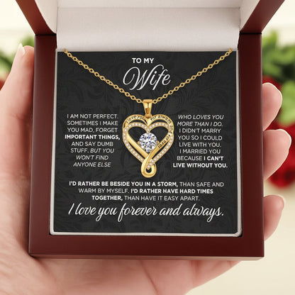 🎄Christmas Sale 49%💗To My Wife - Love You Forever & Always Necklace
