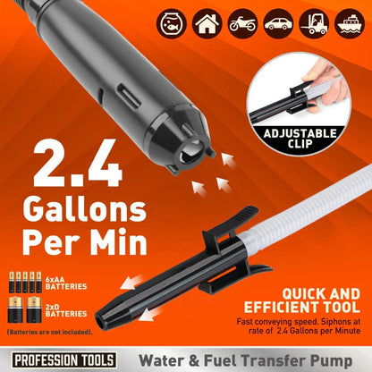 🔥NEW YEAR SALE-🚗Power Flow Portable Transfer Pump