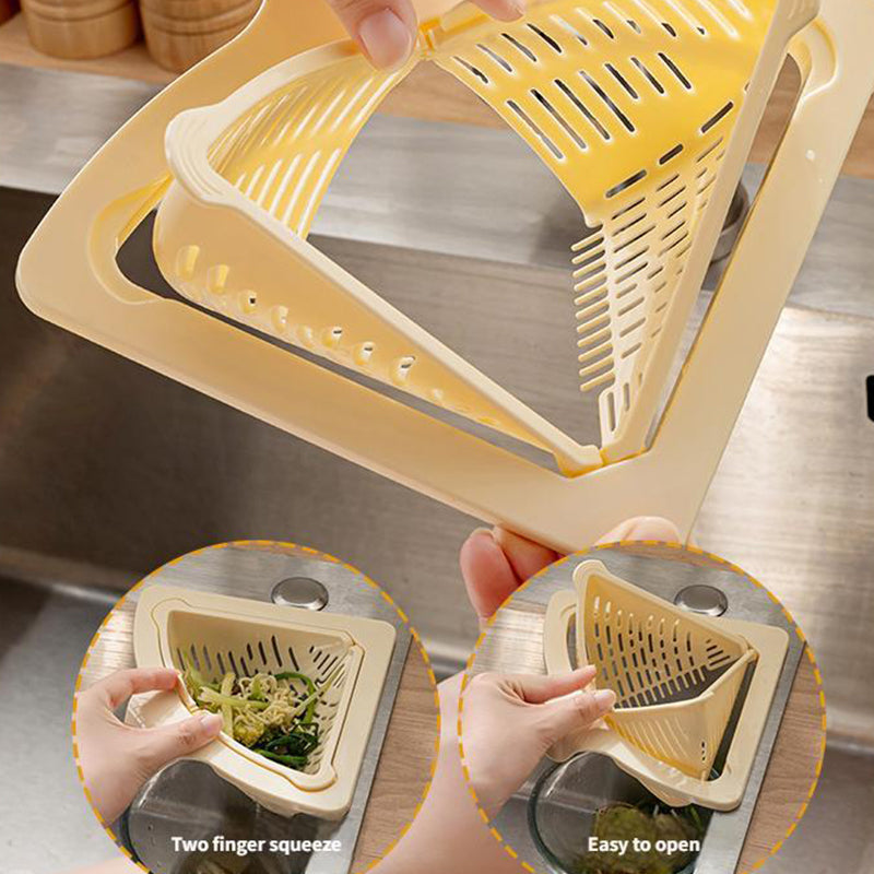 ✨Magnetic Suction Space-Saving Corner Sink Strainer